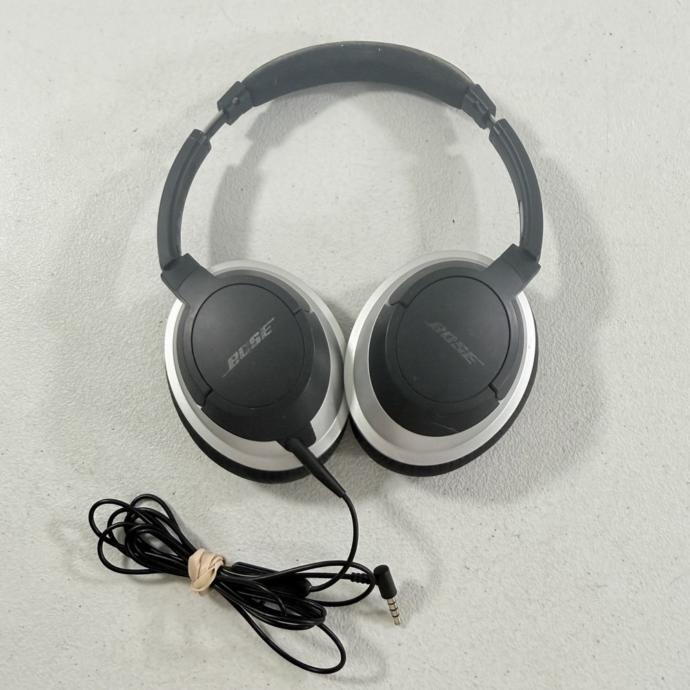 Bose AE2 Over Ear Wired Headphones - Black Silver TESTED WORKING